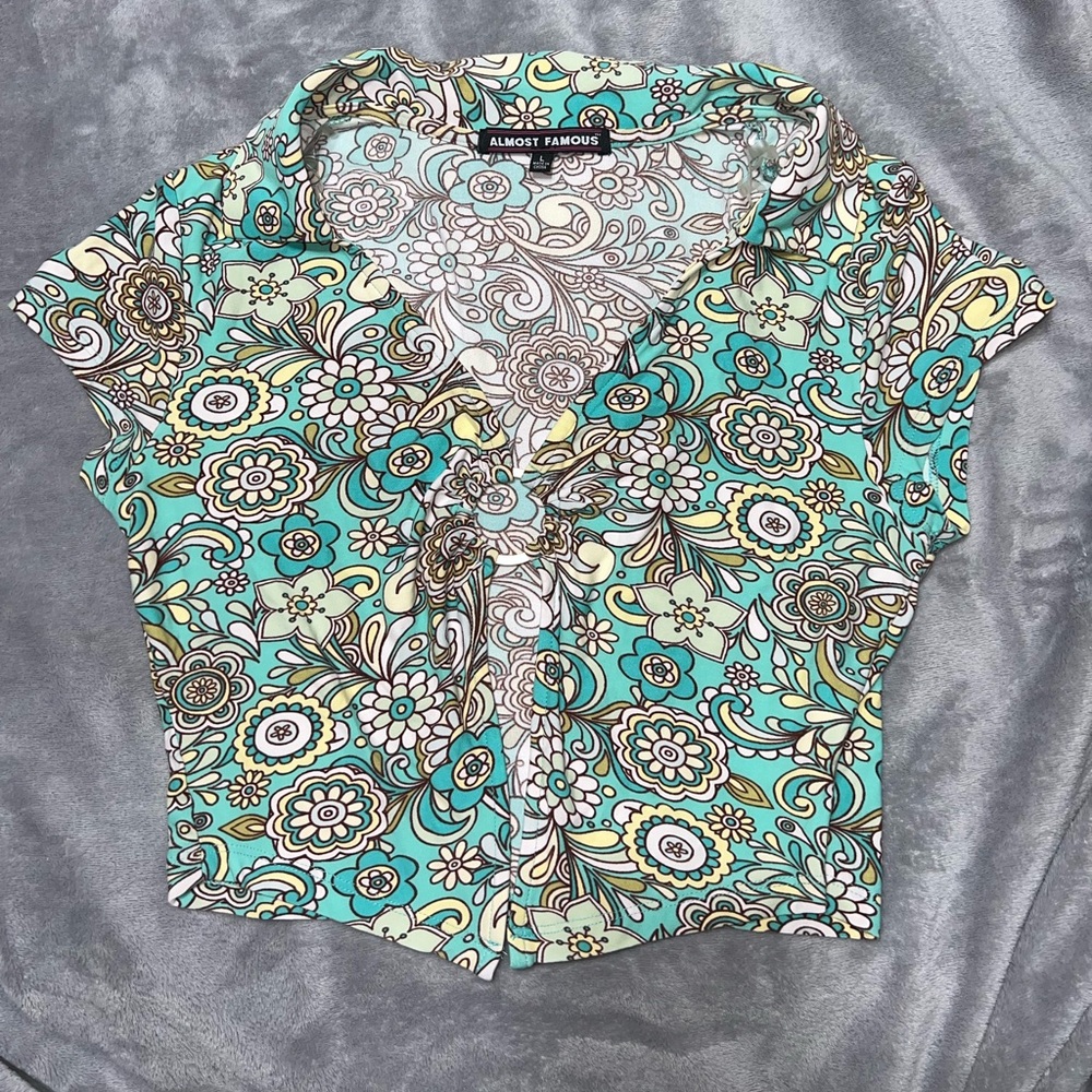 Almost famous crop shirt